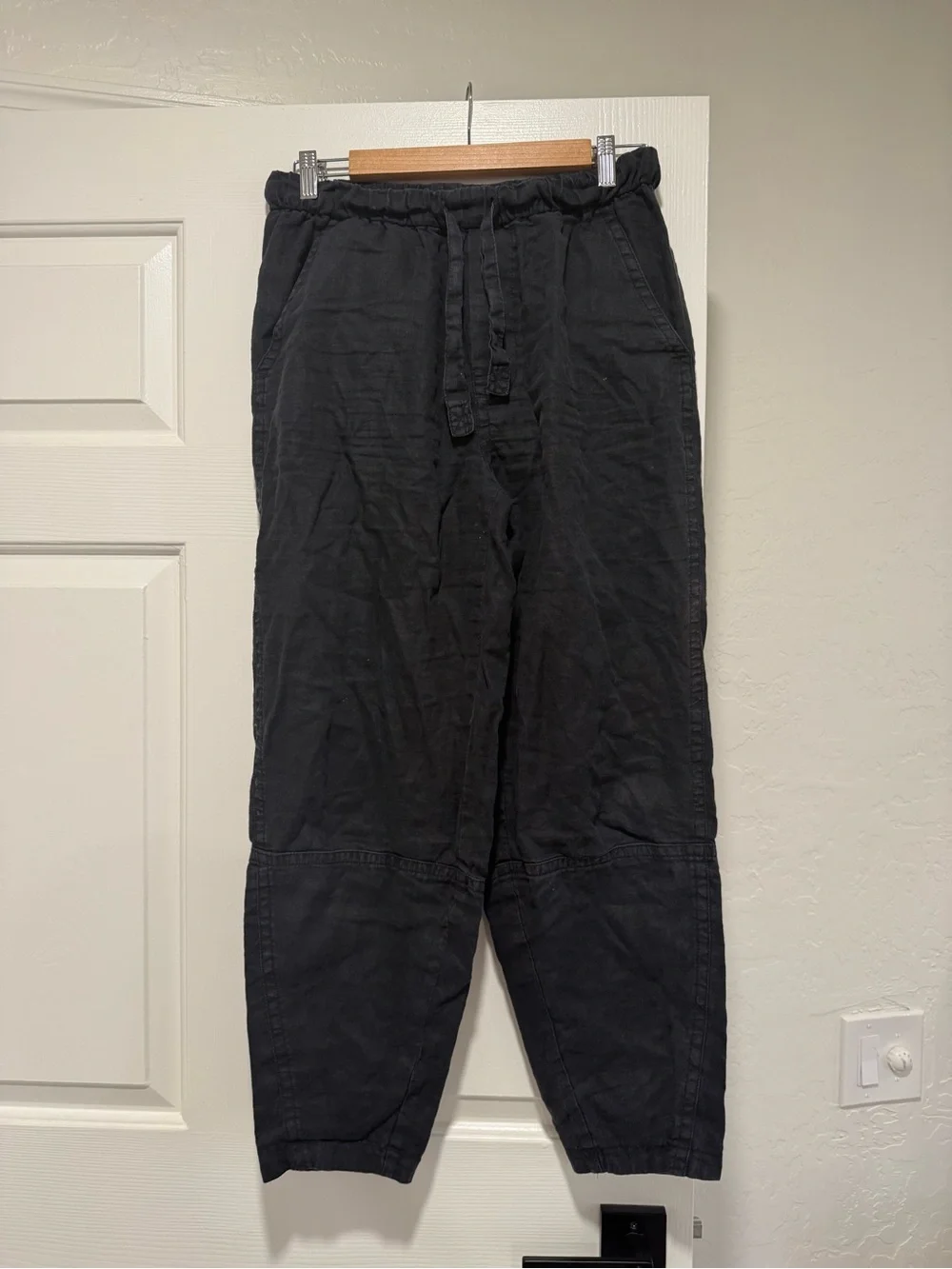 Everlane Pull - On Barrel Linen Pant